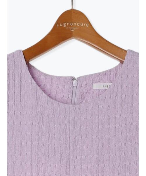 Lugnoncure（ルノンキュール）の「シュリンク無地オールインワン（サロペット/オーバーオール・レディース・ベージュ/パープル/ブラック・F）」の18枚目の写真