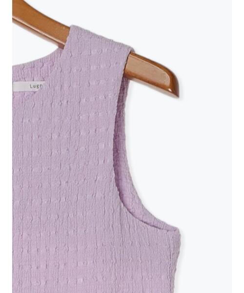 Lugnoncure（ルノンキュール）の「シュリンク無地オールインワン（サロペット/オーバーオール・レディース・ベージュ/パープル/ブラック・F）」の19枚目の写真