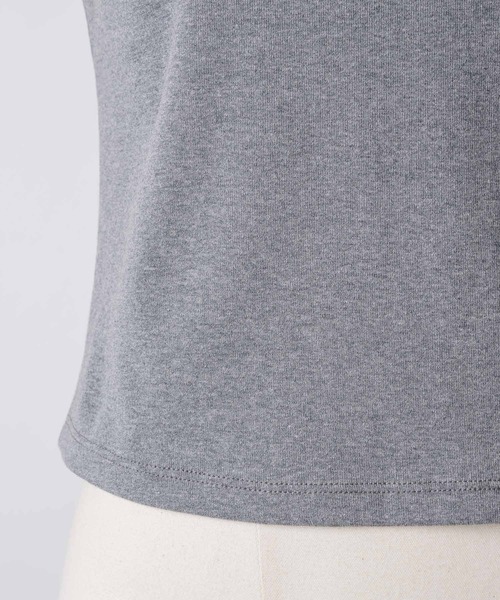 GIUNON（ジウノン）の「stretch american sleeve tank / ストレッチアメリカンスリーブタンク（タンクトップ・レディース・グレー・FREE）」の17枚目の写真