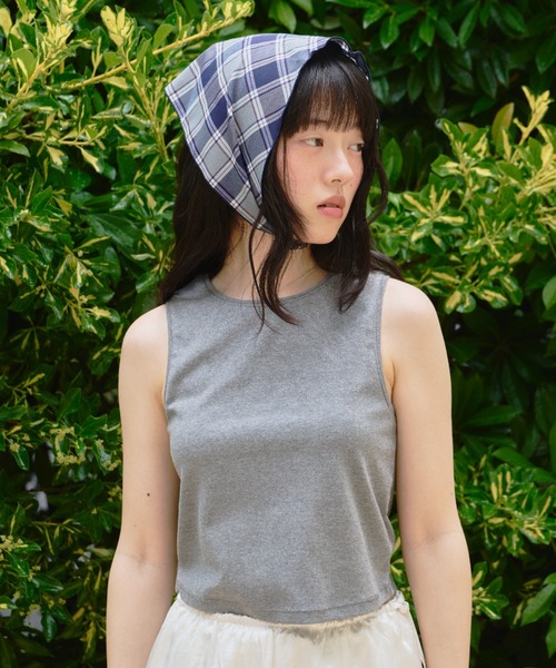 セール】stretch american sleeve tank / ストレッチアメリカン