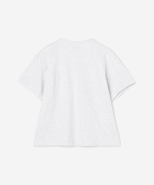 Morris & Sons（モリスアンドサンズ）の「MORRIS & SONS | 丸胴吊り天竺 Tシャツ WOMEN（Tシャツ/カットソー・レディース・グレイッシュベージュ/ライトブルー/ピンク系その他/ブラック/ホワイト/オートミール・1）」の9枚目の写真