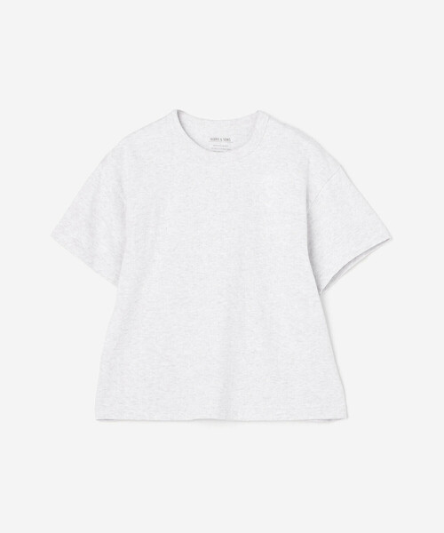 Morris & Sons（モリスアンドサンズ）の「MORRIS & SONS | 丸胴吊り天竺 Tシャツ WOMEN（Tシャツ/カットソー・レディース・グレイッシュベージュ/ライトブルー/ピンク系その他/ブラック/ホワイト/オートミール・1）」の17枚目の写真