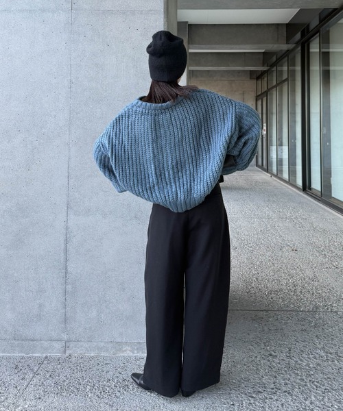 セール】ボリュームスリーブオーバーカーディガン（カーディガン