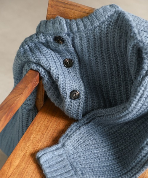 【セール】ボリュームスリーブオーバーカーディガン（カーディガン/ボレロ）｜select MOCA by son（セレクトモカバイソン）