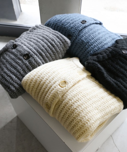 【セール】ボリュームスリーブオーバーカーディガン（カーディガン/ボレロ）｜select MOCA by son（セレクトモカバイソン）