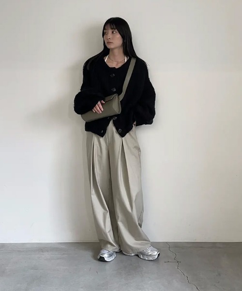 【セール】ボリュームスリーブオーバーカーディガン（カーディガン/ボレロ）｜select MOCA by son（セレクトモカバイソン）