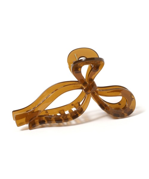 mysty woman(ミスティウーマン)の「リボンバンスクリップ 131902(バレッタ/ヘアクリップ・レディース・ベージュ/ライトピンク/ダークブラウン・FREE)」の10枚目の写真