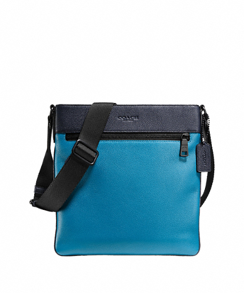 COACH（コーチ）の「バワリー クロスボディー ペブル レザー（ショルダーバッグ・メンズ・グリーン系その他/オレンジ系その他/ブラック系その他/ブルー系その他/ブラウン系その他・ﾌﾘ-）」の4枚目の写真