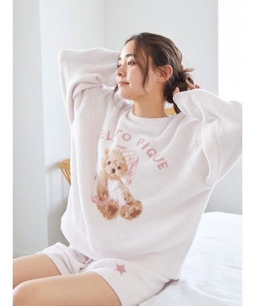 gelato pique ジェラートピケ パジャマ うさぎ ショートパンツ gelato pique（ジェラートピケ）の「BUNNYモコショートパンツ