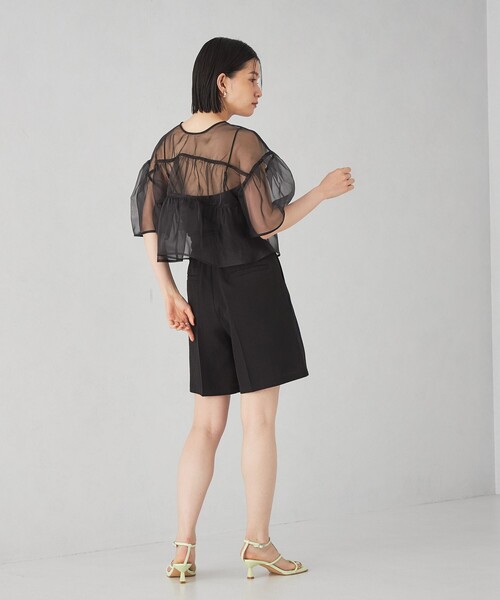 EMMEL REFINES（エメルリファインズ）の「＜EMMEL REFINES＞EM オーガン 2WAY ブラウス（シャツ/ブラウス・レディース・ブラック/ライム・FREE）」の16枚目の写真