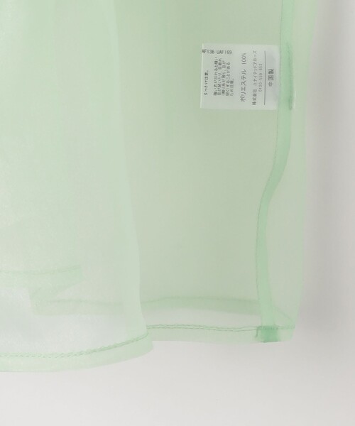 EMMEL REFINES（エメルリファインズ）の「＜EMMEL REFINES＞EM オーガン 2WAY ブラウス（シャツ/ブラウス・レディース・ブラック/ライム・FREE）」の11枚目の写真