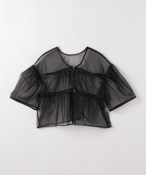 EMMEL REFINES（エメルリファインズ）の「＜EMMEL REFINES＞EM オーガン 2WAY ブラウス（シャツ/ブラウス・レディース・ブラック/ライム・FREE）」の13枚目の写真