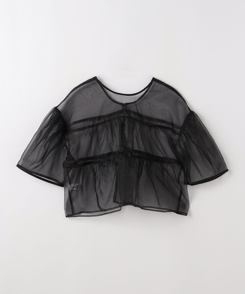 EMMEL REFINES（エメルリファインズ）の「＜EMMEL REFINES＞EM オーガン 2WAY ブラウス（シャツ/ブラウス・レディース・ブラック/ライム・FREE）」の14枚目の写真
