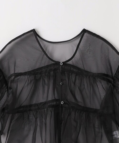 EMMEL REFINES（エメルリファインズ）の「＜EMMEL REFINES＞EM オーガン 2WAY ブラウス（シャツ/ブラウス・レディース・ブラック/ライム・FREE）」の8枚目の写真