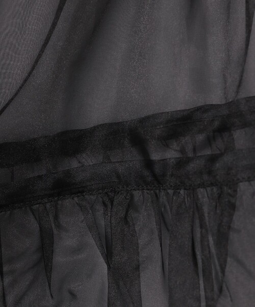 EMMEL REFINES（エメルリファインズ）の「＜EMMEL REFINES＞EM オーガン 2WAY ブラウス（シャツ/ブラウス・レディース・ブラック/ライム・FREE）」の21枚目の写真