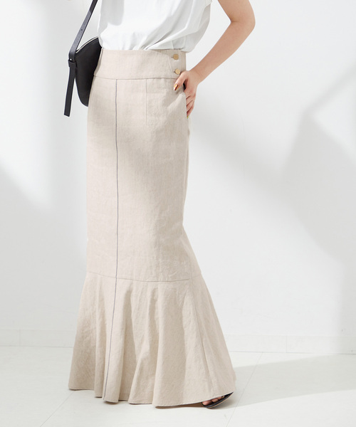 A PUPIL(アピューピル)の「【A PUPIL/ア ピューピル】MMD SK-CL:スカート(スカート・レディース・ブラック/アイボリー・MEDIUM)」の11枚目の写真