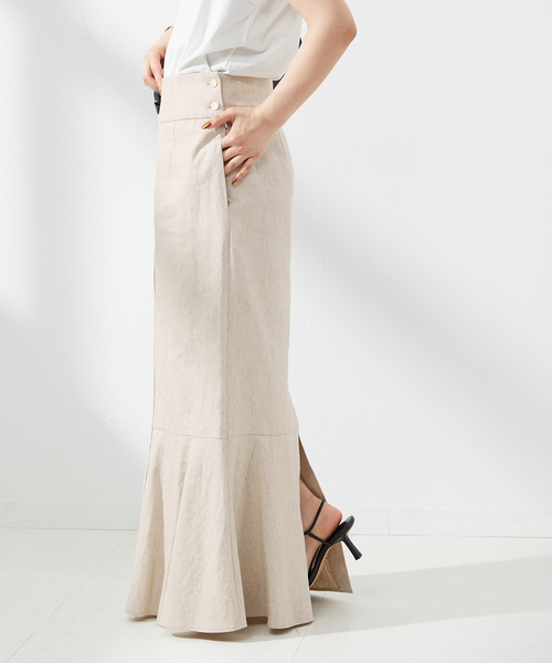 A PUPIL(アピューピル)の「【A PUPIL/ア ピューピル】MMD SK-CL:スカート(スカート・レディース・ブラック/アイボリー・MEDIUM)」の13枚目の写真