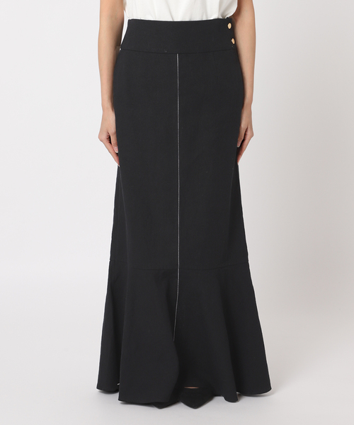 A PUPIL(アピューピル)の「【A PUPIL/ア ピューピル】MMD SK-CL:スカート(スカート・レディース・ブラック/アイボリー・MEDIUM)」の14枚目の写真