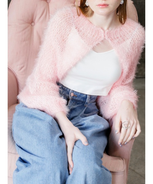 Katrin TOKYO(カトリーントーキョー)の「cup-in cropped camisole(キャミソール・レディース・ホワイト/ピンク/バーガンディー・FREE/XS)」の11枚目の写真