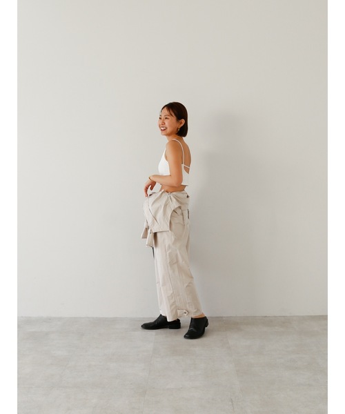 Katrin TOKYO(カトリーントーキョー)の「cup-in cropped camisole(キャミソール・レディース・ホワイト/ピンク/バーガンディー・FREE/XS)」の18枚目の写真