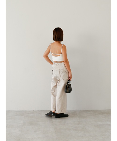 Katrin TOKYO(カトリーントーキョー)の「cup-in cropped camisole(キャミソール・レディース・ホワイト/ピンク/バーガンディー・FREE/XS)」の21枚目の写真