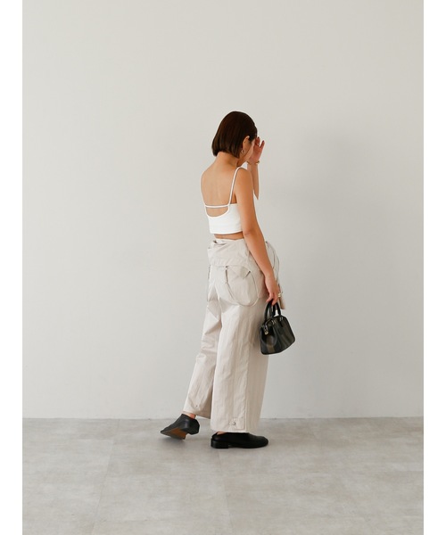 Katrin TOKYO(カトリーントーキョー)の「cup-in cropped camisole(キャミソール・レディース・ホワイト/ピンク/バーガンディー・FREE/XS)」の22枚目の写真