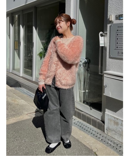 セール】エアリーシャギーニットカーディガン（カーディガン/ボレロ