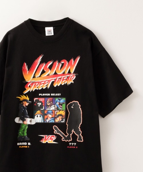 VISION STREET WEAR(ヴィジョンストリートウェア)の「VISION STREET WEAR グラフィックT-Shirt(Tシャツ/カットソー・メンズ・ホワイト系4/ピンク系2/ピンク系1/ホワイト系3/ホワイト系2/ホワイト系1/グリーン系1/グリーン系2/ブラック系4/ブラック系3/ブラック系2/ブラック系1・L/M)」の6枚目の写真