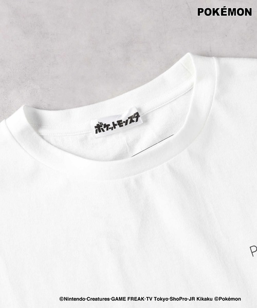 Right-on（ライトオン）の「【POKEMON】ポケモン プリントＴシャツ（Tシャツ/カットソー・メンズ・ホワイト/ブラック・M/L/XL）」の7枚目の写真