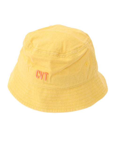 CONVERSE TOKYO（コンバーストウキョウ）の「PIGMENT DYE LOGO BUCKET HAT（ハット・レディース・ピンク/イエロー/パープル/ブラック・SMALL/LARGE）」の4枚目の写真