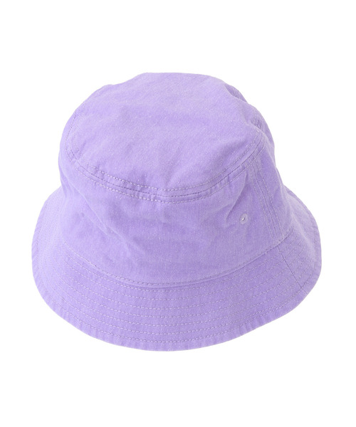 CONVERSE TOKYO（コンバーストウキョウ）の「PIGMENT DYE LOGO BUCKET HAT（ハット・レディース・ピンク/イエロー/パープル/ブラック・SMALL/LARGE）」の5枚目の写真