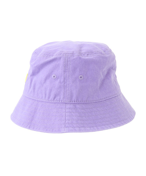 CONVERSE TOKYO（コンバーストウキョウ）の「PIGMENT DYE LOGO BUCKET HAT（ハット・レディース・ピンク/イエロー/パープル/ブラック・SMALL/LARGE）」の6枚目の写真