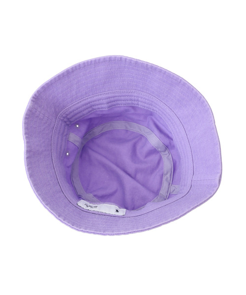 CONVERSE TOKYO（コンバーストウキョウ）の「PIGMENT DYE LOGO BUCKET HAT（ハット・レディース・ピンク/イエロー/パープル/ブラック・SMALL/LARGE）」の11枚目の写真