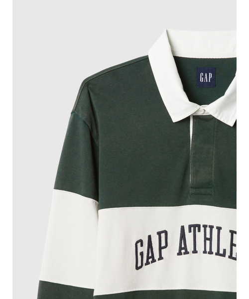 GAP(ギャップ)の「リラックス ラグビー ポロシャツ(ポロシャツ・メンズ・グリーン・S/M/L/XL/XS)」の7枚目の写真