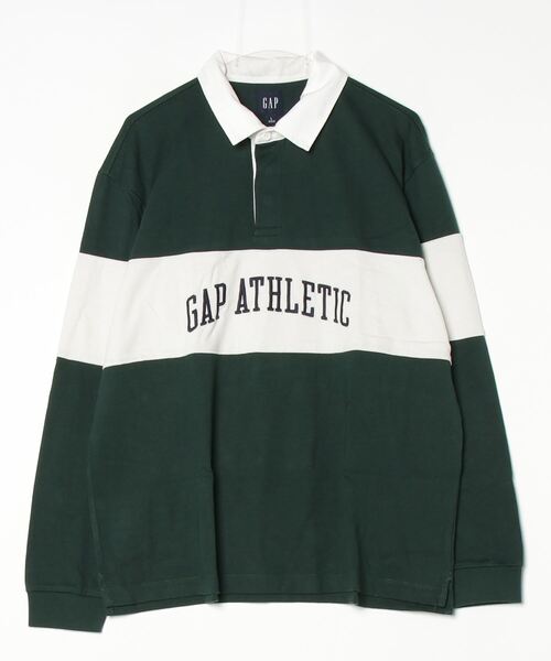 GAP(ギャップ)の「リラックス ラグビー ポロシャツ(ポロシャツ・メンズ・グリーン・S/M/L/XL/XS)」の3枚目の写真
