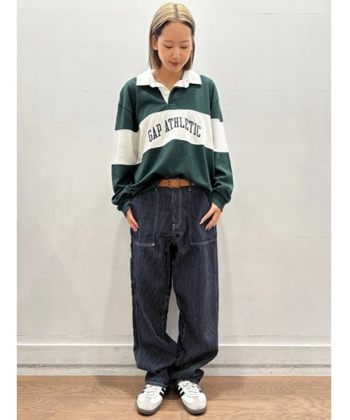 GAP(ギャップ)の「リラックス ラグビー ポロシャツ(ポロシャツ・メンズ・グリーン・S/M/L/XL/XS)」の16枚目の写真