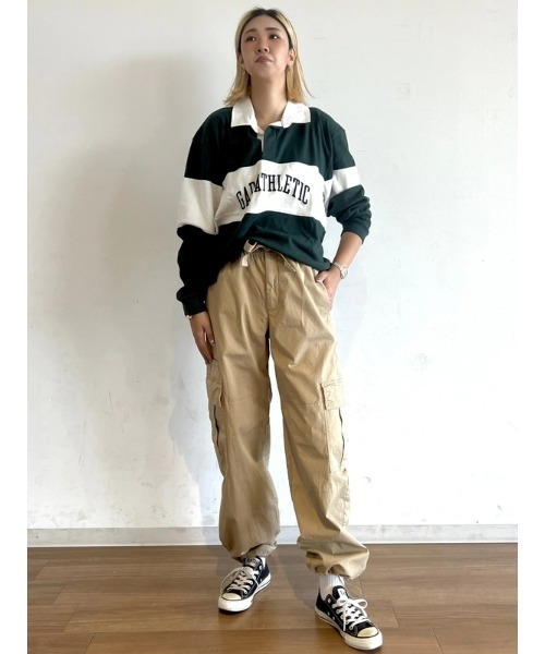 GAP(ギャップ)の「リラックス ラグビー ポロシャツ(ポロシャツ・メンズ・グリーン・S/M/L/XL/XS)」の20枚目の写真