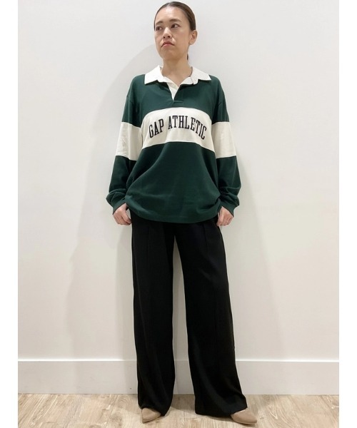 GAP(ギャップ)の「リラックス ラグビー ポロシャツ(ポロシャツ・メンズ・グリーン・S/M/L/XL/XS)」の14枚目の写真
