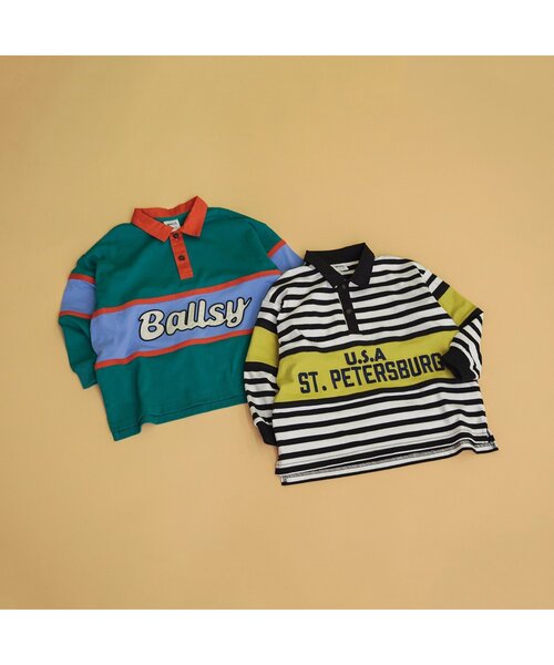 BREEZE（ブリーズ）の「【リンク】切替ラガーシャツ（シャツ/ブラウス・キッズ・その他2/グリーン・130/140/90/100/110/120/80）」の5枚目の写真