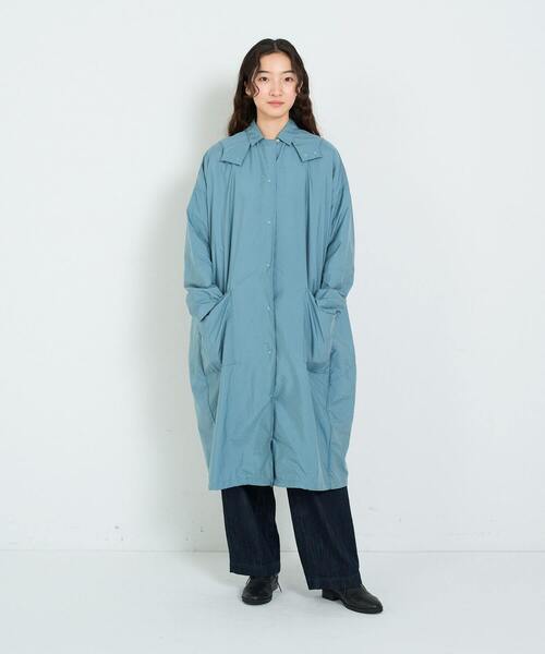 conges payes ADIEU TRISTESSE（コンジェ ペイエ アデュートリステス）の「タフタフーデッドコート（その他アウター・レディース・ブラック/ブルー・38）」の22枚目の写真