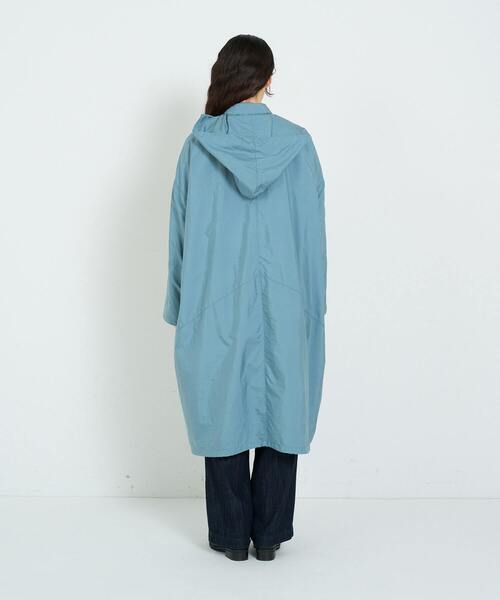 conges payes ADIEU TRISTESSE（コンジェ ペイエ アデュートリステス）の「タフタフーデッドコート（その他アウター・レディース・ブラック/ブルー・38）」の18枚目の写真
