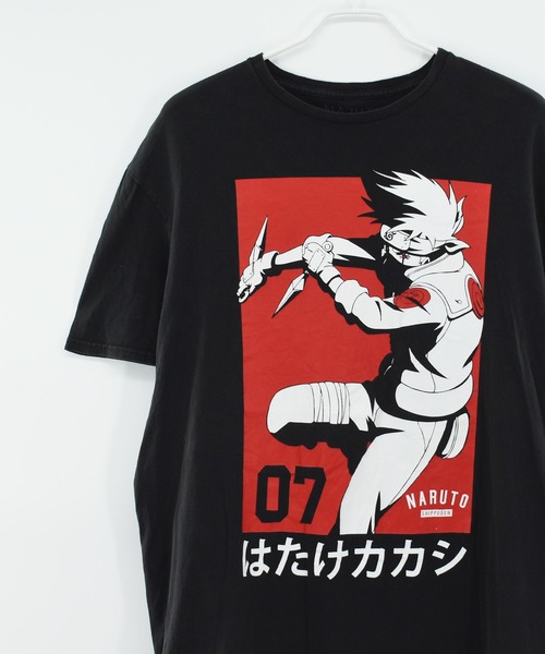 【ヴィンテージ古着】NARUTO SHIPPUDEN はたけカカシ プリントTシャツ（Tシャツ/カットソー）｜VINTAGE（ヴィンテージ）