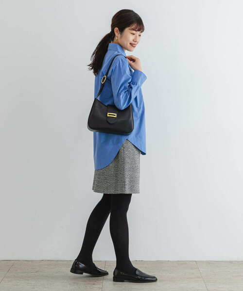 F by ROSSO（エフバイロッソ）の「F by ROSSO　ビッグカラーシャツ（シャツ/ブラウス・レディース・チェック/オフホワイト/ブルー・FREE）」の16枚目の写真