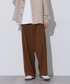 MAISON SPECIALメゾンスペシャル　2タックサテンテーパードパンツ 2タックサテンテーパードパンツ【MAISON SPECIAL/メゾン