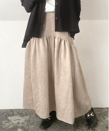 and it_（アンドイット）の「スエードポンチティアードスカート（スカート）」