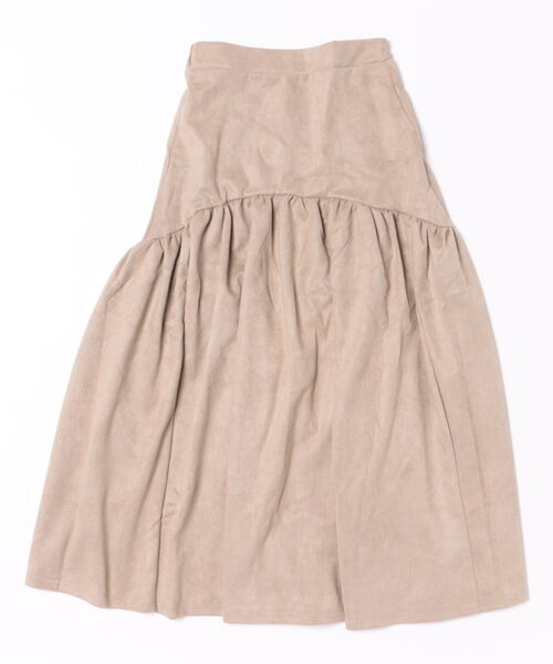and it_(アンドイット)の「スエードポンチティアードスカート(スカート・レディース・アイボリー/スミクロ/グレイッシュベージュ・M)」の10枚目の写真