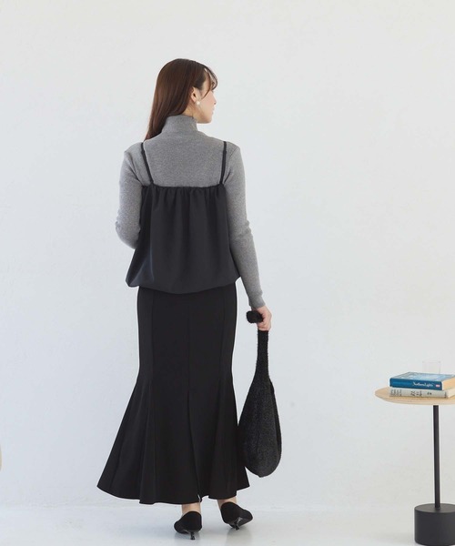 fifth（フィフス）の「ラメニットワンハンドルトート（トートバッグ・レディース・アイボリー/ブラック/パープル/シルバー・FREE）」の7枚目の写真