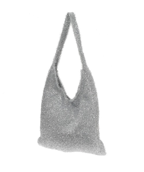 fifth（フィフス）の「ラメニットワンハンドルトート（トートバッグ・レディース・アイボリー/ブラック/パープル/シルバー・FREE）」の16枚目の写真