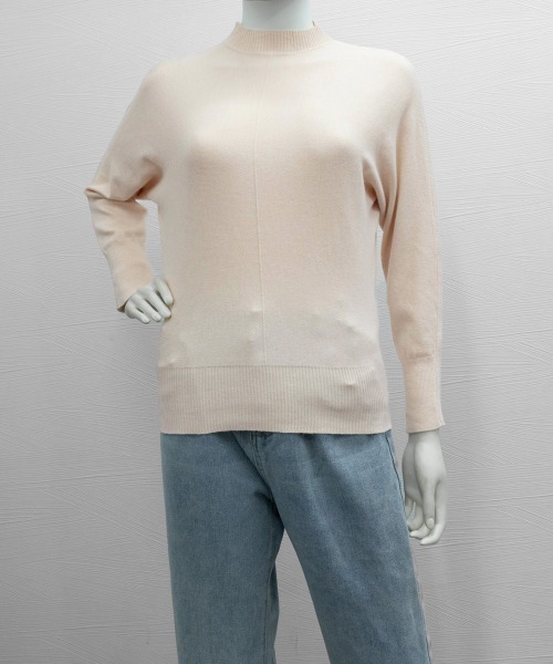 Miniministore(ミニミニストア)の「ニットトップス レディースニットセーター(ニット/セーター・レディース・ブラック/ベージュ/イエロー・FREE)」の12枚目の写真