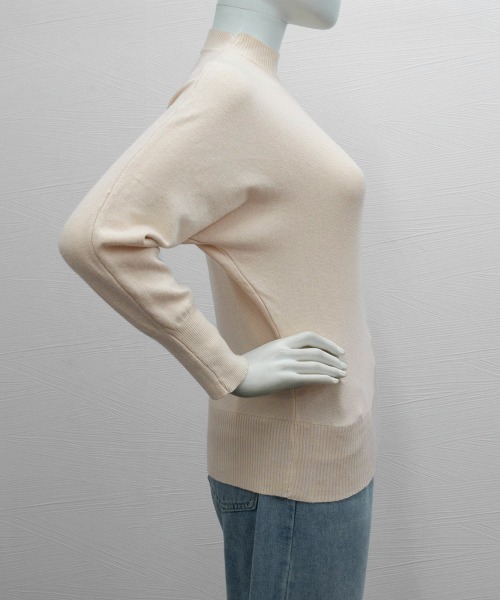 Miniministore(ミニミニストア)の「ニットトップス レディースニットセーター(ニット/セーター・レディース・ブラック/ベージュ/イエロー・FREE)」の13枚目の写真